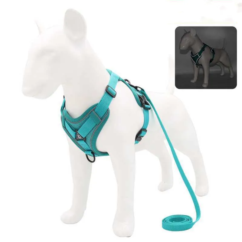 Reflective Vest-Style Harness for Small to Medium Dogs