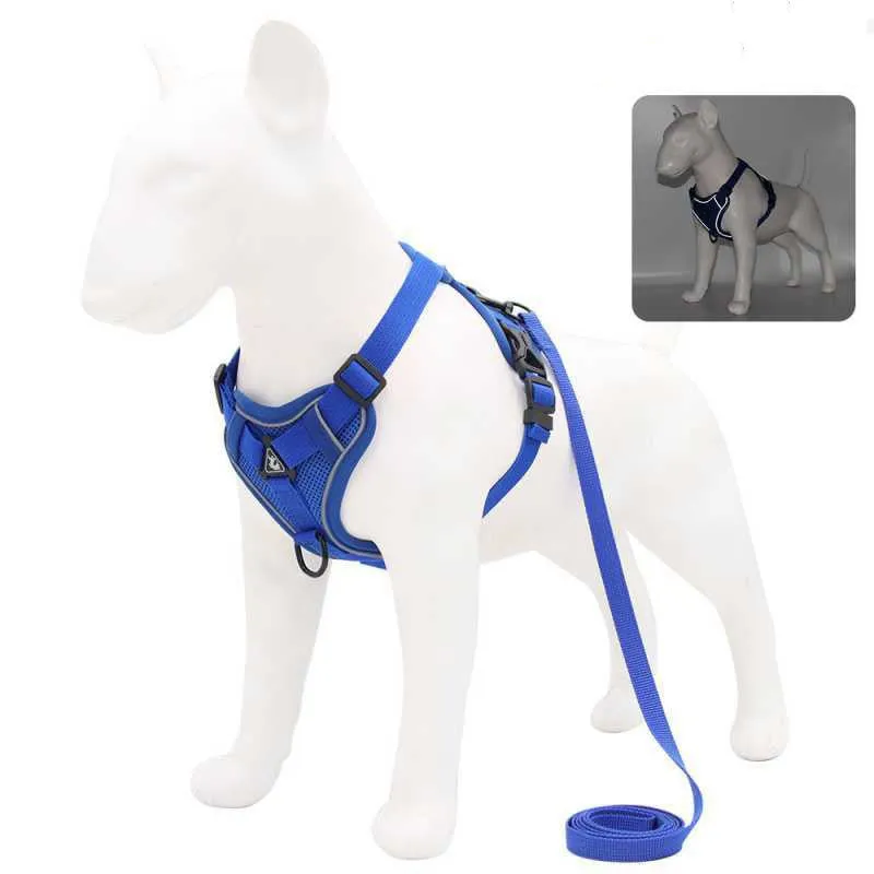 Reflective Vest-Style Harness for Small to Medium Dogs