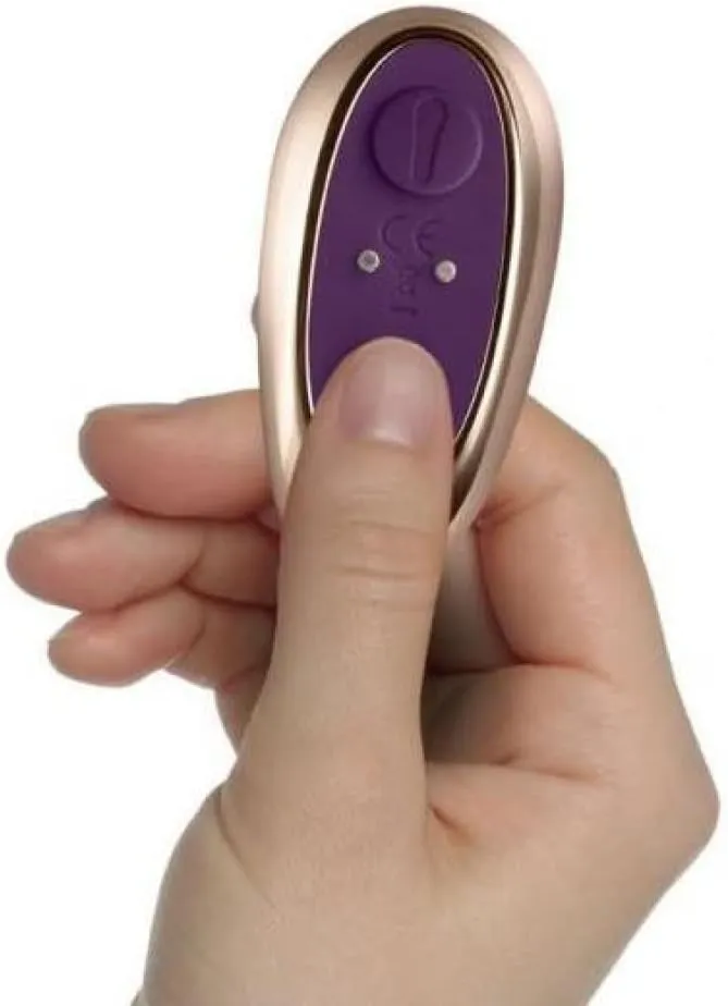 Rocks Off Cocktail Remote Control Couples Vibe Purple