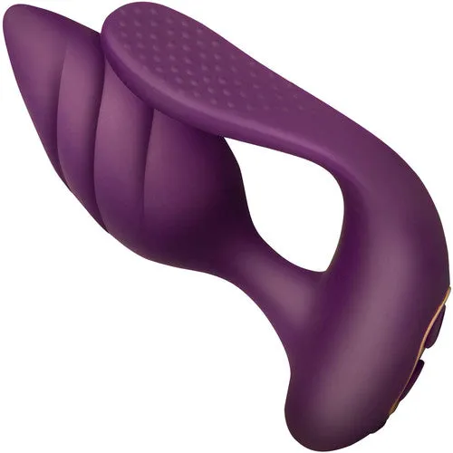 Rocks Off Cocktail Remote Control Couples Vibe Purple