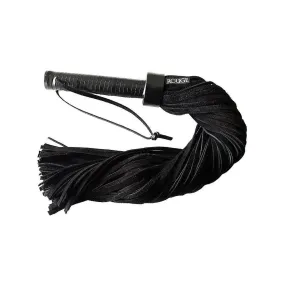 Rouge Leather Handle Suede Bondage Flogger