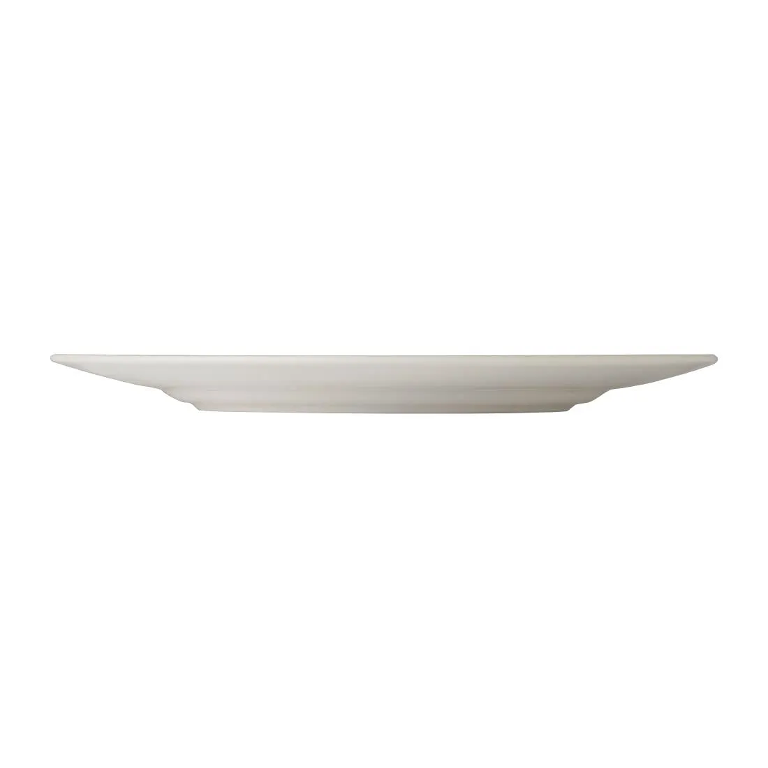 Royal Crown Derby Effervesce White Flat Rim Plate 215mm (Pack of 6) - FE048