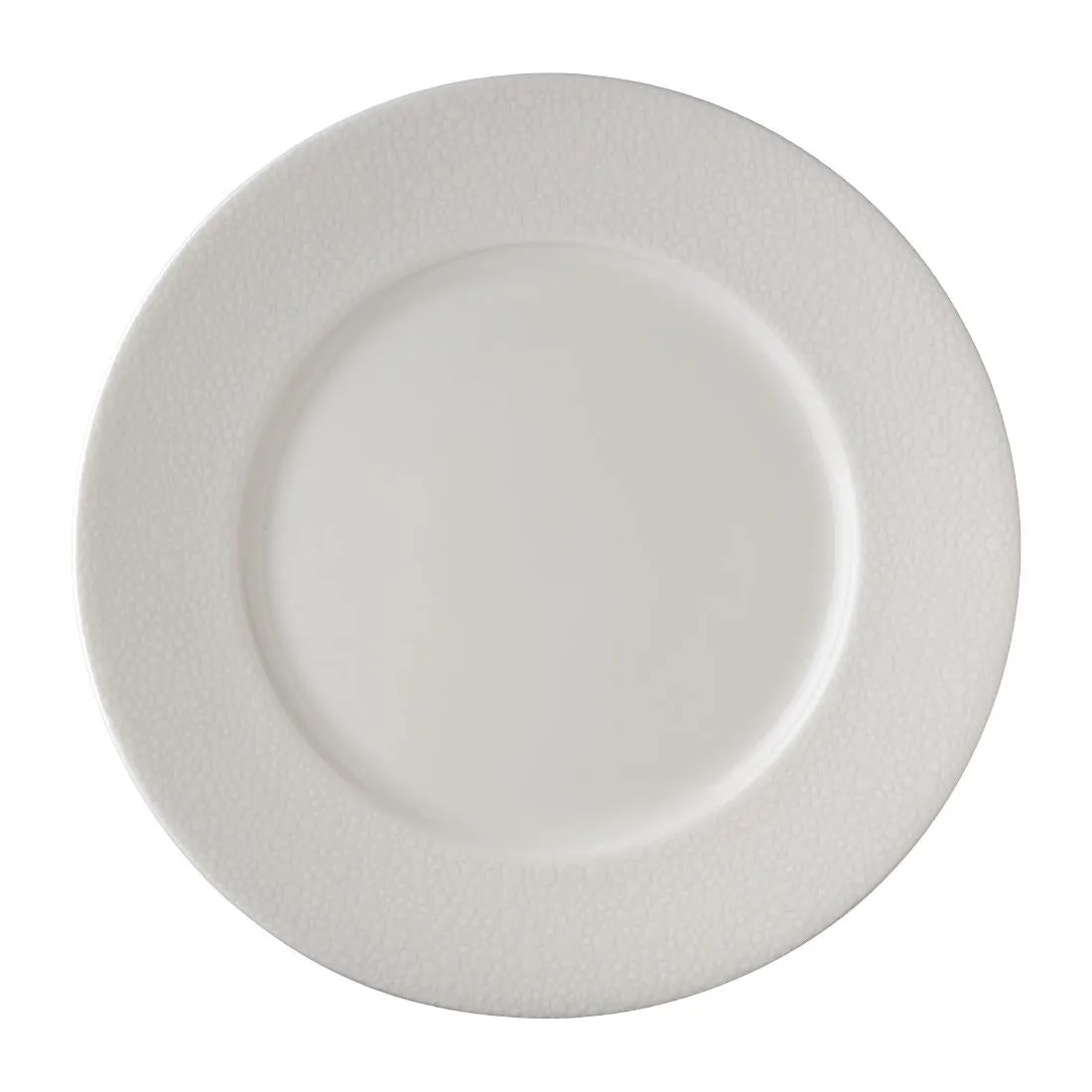 Royal Crown Derby Effervesce White Flat Rim Plate 215mm (Pack of 6) - FE048