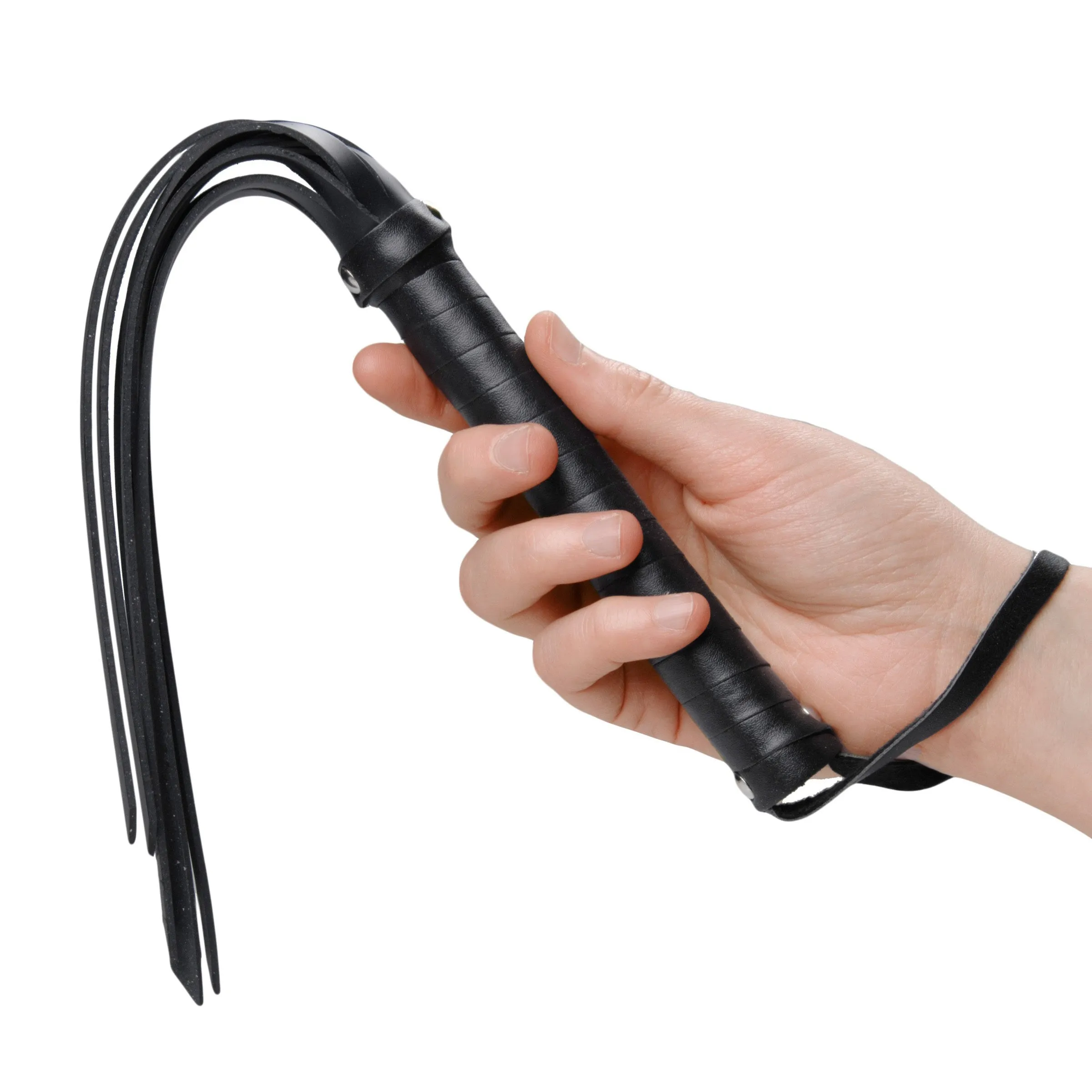 Rubber Strands Hand Flogger