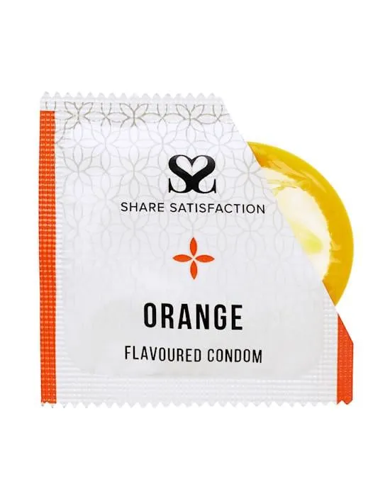 Share Satisfaction Flavoured Condoms - Single