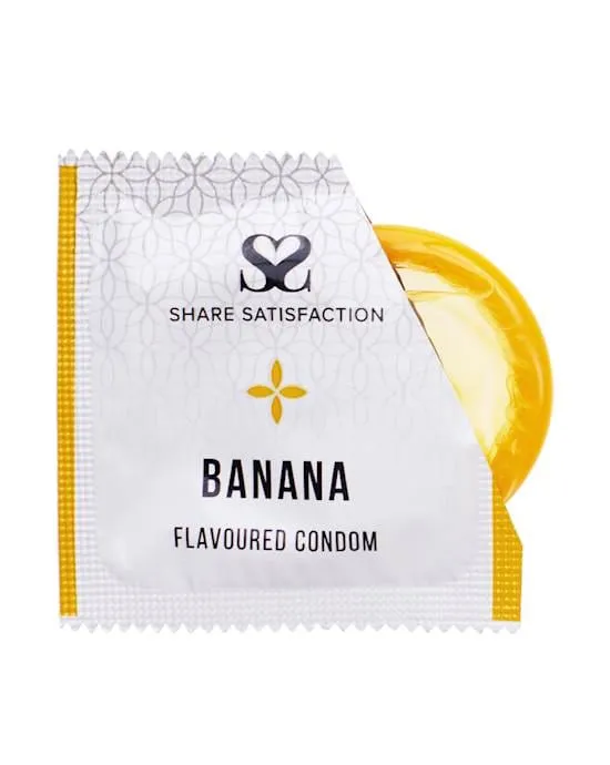 Share Satisfaction Flavoured Condoms - Single