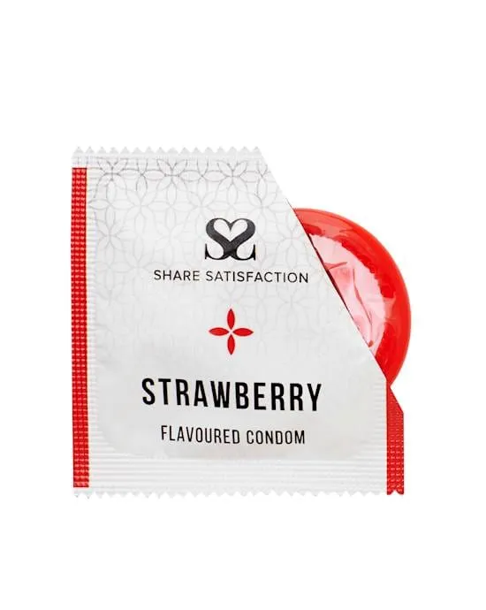 Share Satisfaction Flavoured Condoms - Single