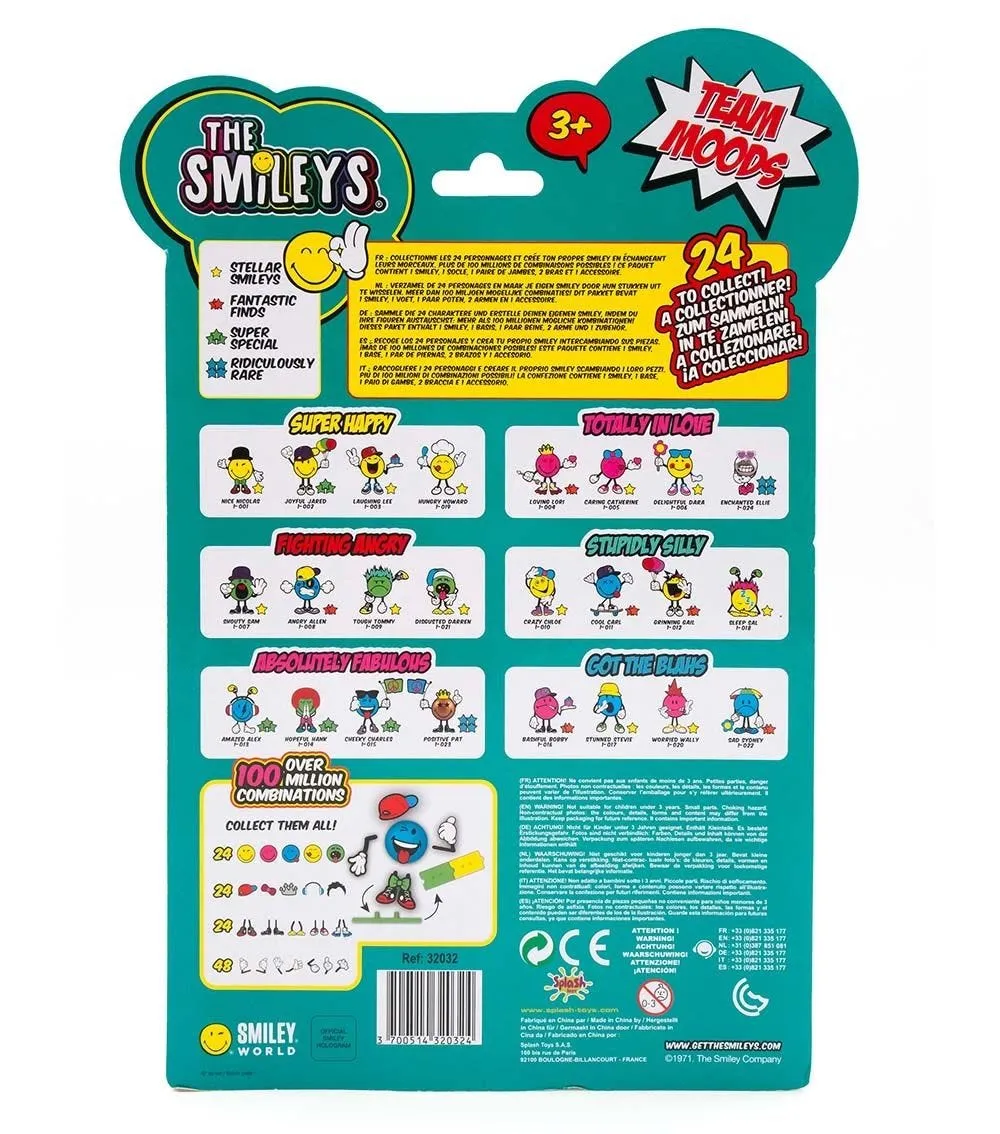 Smileys Characters S1 5 Pieces Pack