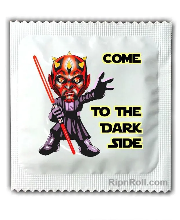 Star Warz Condom - Come to the Dark Side