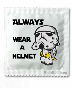 Star Warz Condoms - Wear A Helmet