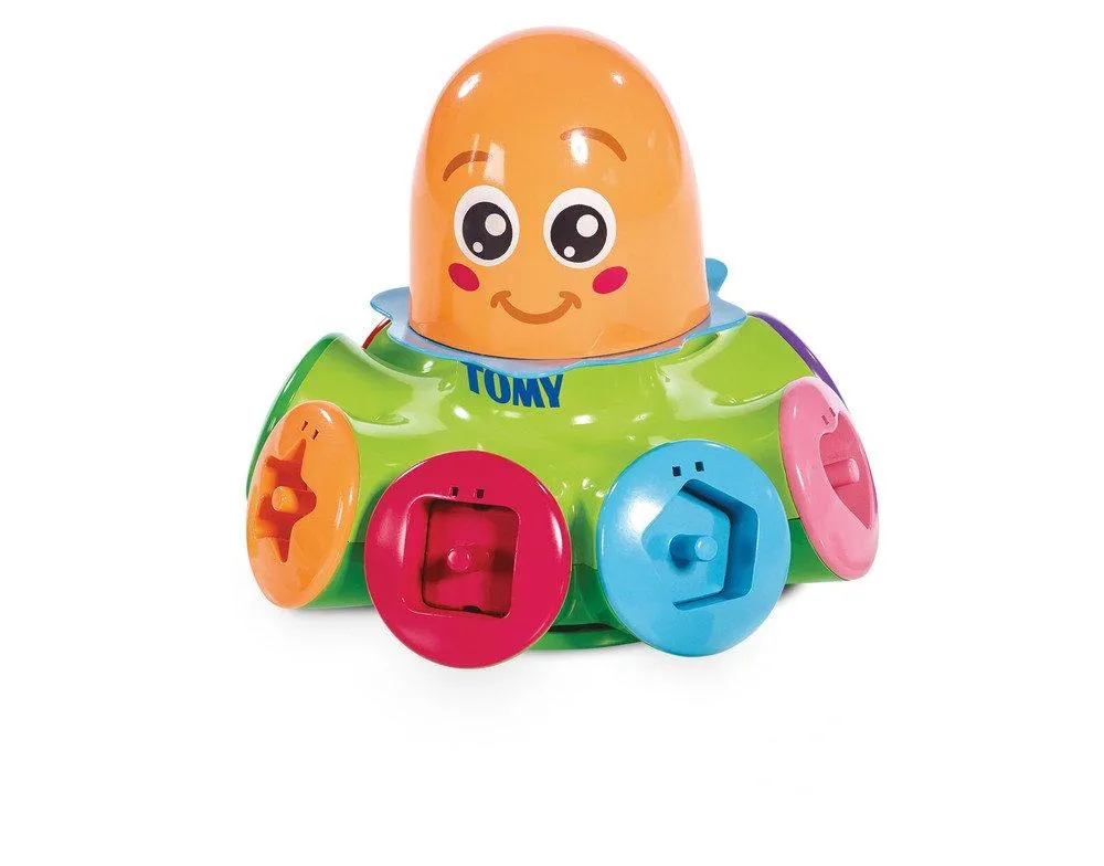 Tomy Sort N Pop Spinning Top - Octopus, Multi Color