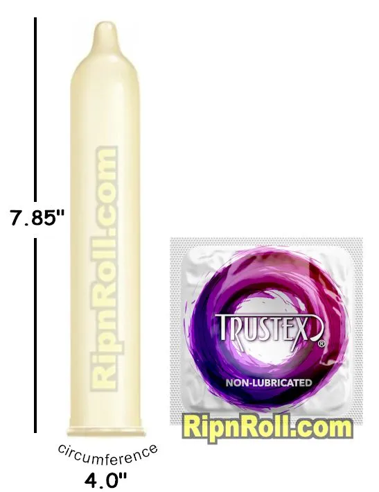 TRUSTEX NON LUBRICATED CONDOMS