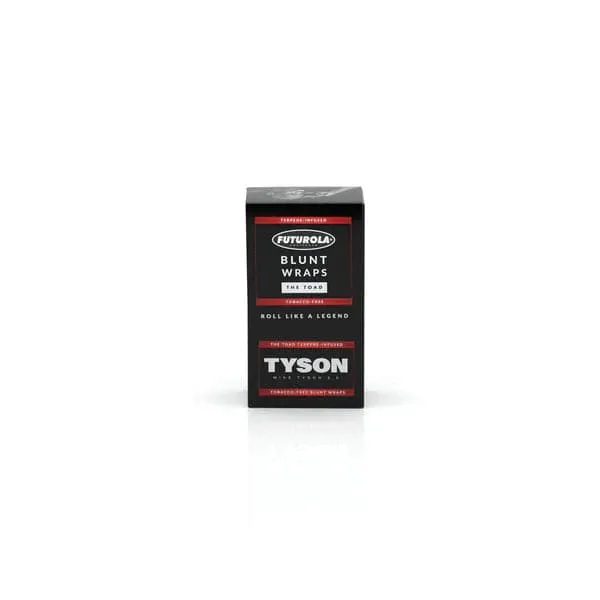 Tyson 2.0 X Futurola Toad Terpene Infused Blunt Wrap 25ct Box