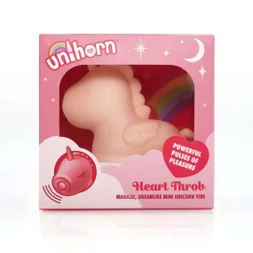 Unihorn - Heart Throb - Yellow USB Rechargeable Flicking Stimulator