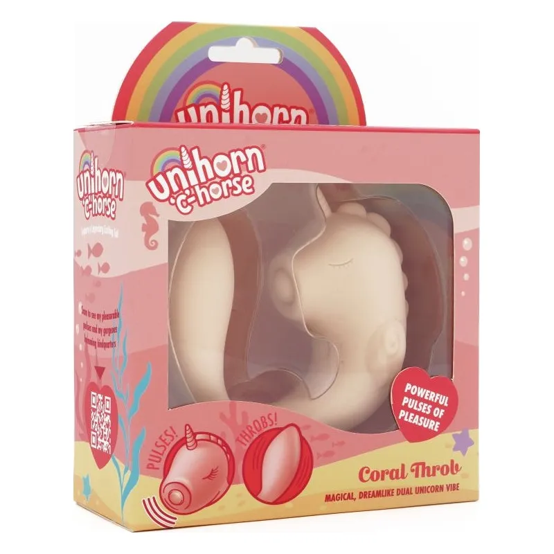 Unihorn Massager C Horse Coral Throb