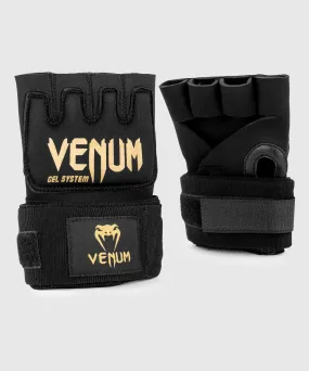 Venum Kontact Gel Glove Wraps - Black/Gold