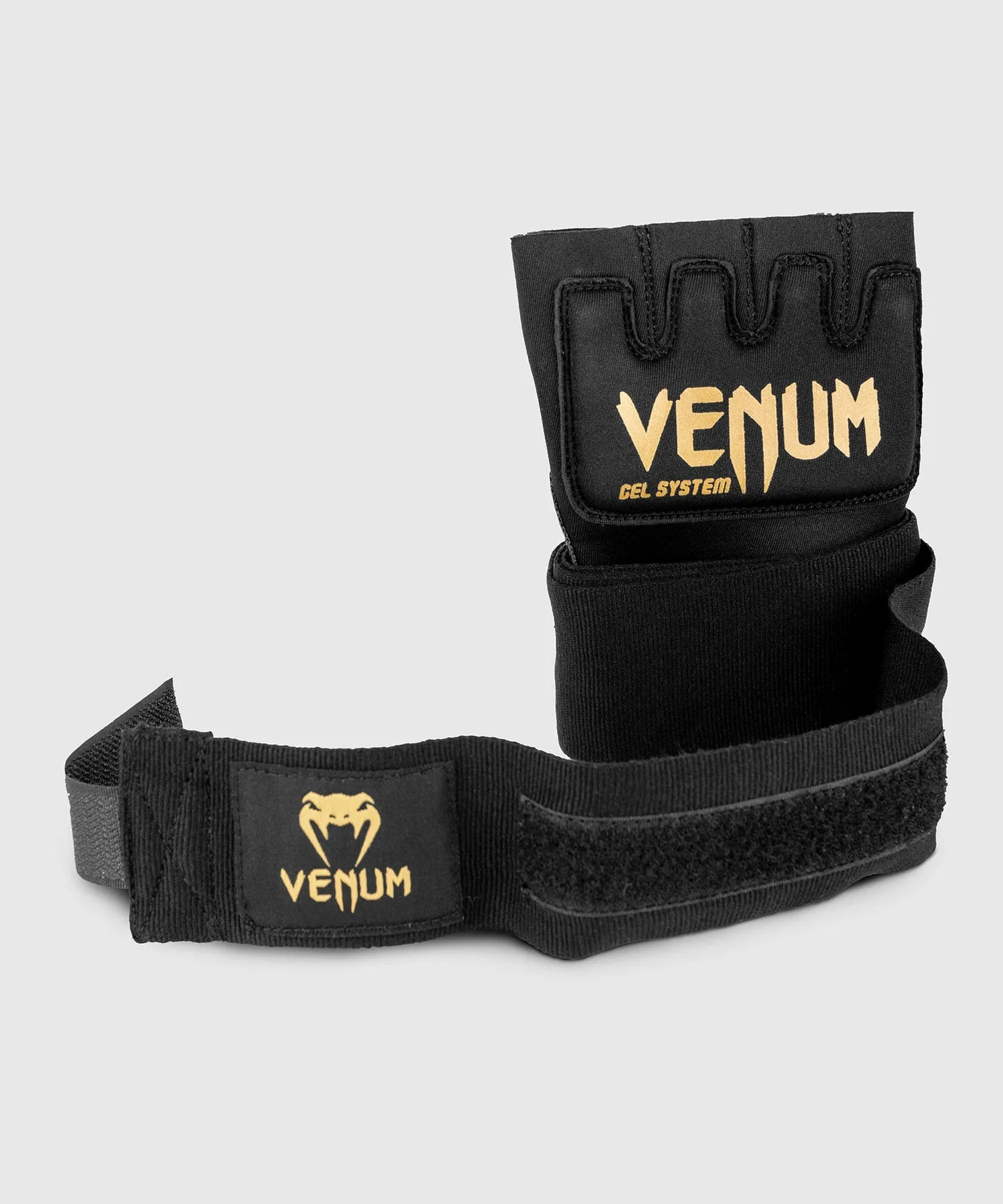 Venum Kontact Gel Glove Wraps - Black/Gold