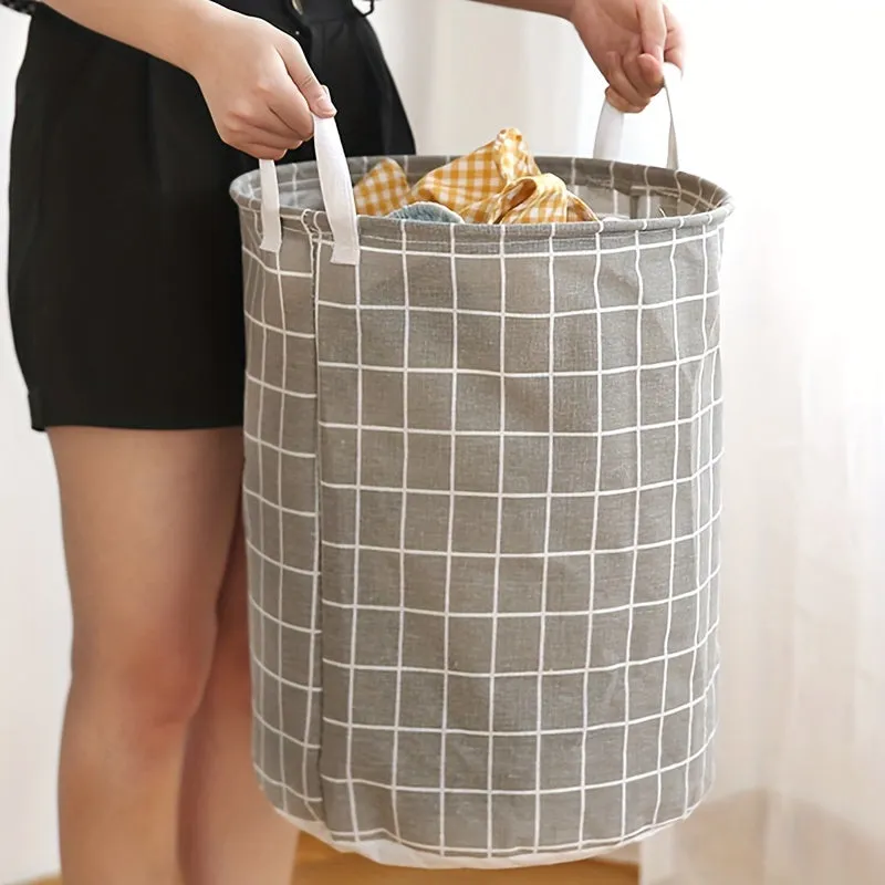 Versatile Foldable Storage Basket for Dirty Clothes and Toys