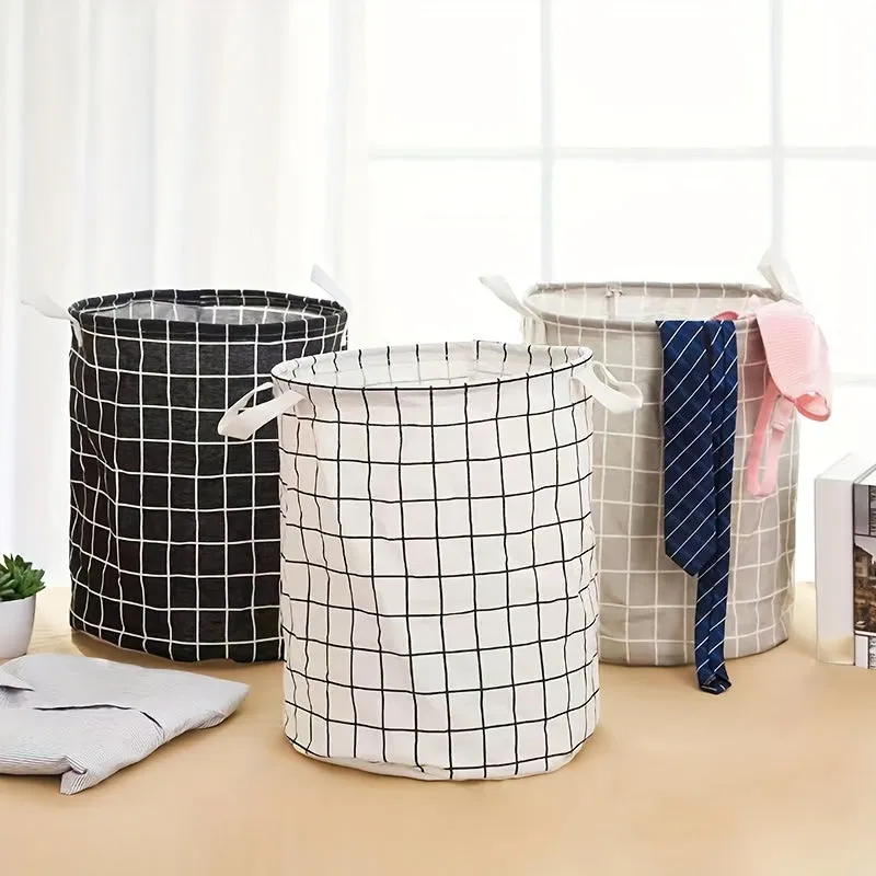 Versatile Foldable Storage Basket for Dirty Clothes and Toys