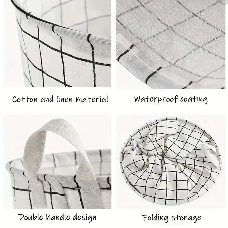 Versatile Foldable Storage Basket for Dirty Clothes and Toys