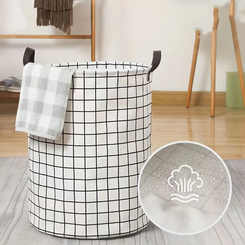 Versatile Foldable Storage Basket for Dirty Clothes and Toys