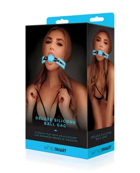 Whip Smart Glow In The Dark Deluxe Silicone Ball Gag