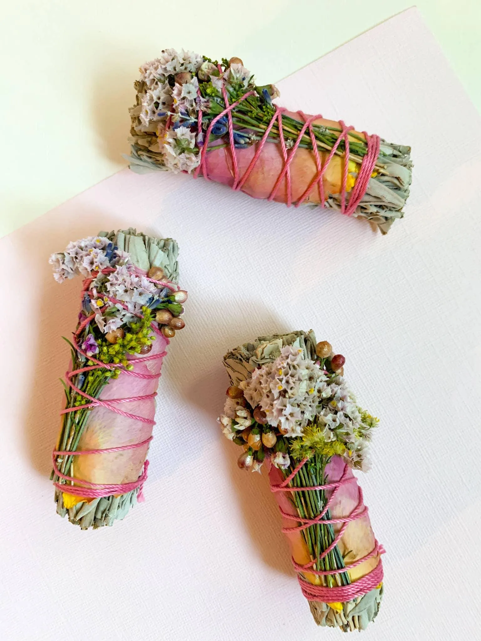 Wildflower   White Sage Smudge Wand, Smudge Wand