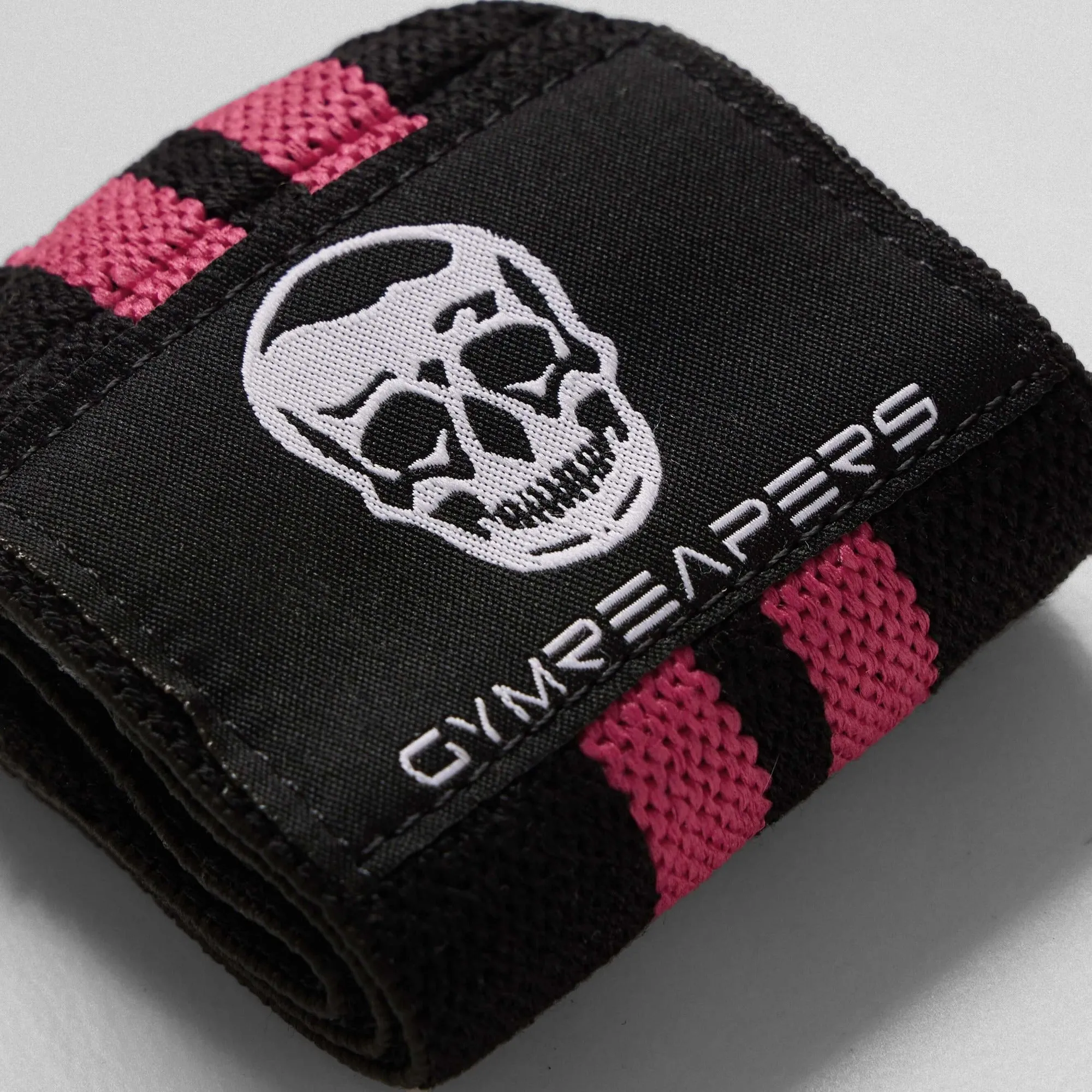 Wrist Wraps - 18" Weightlifting Wrist Support - Pink